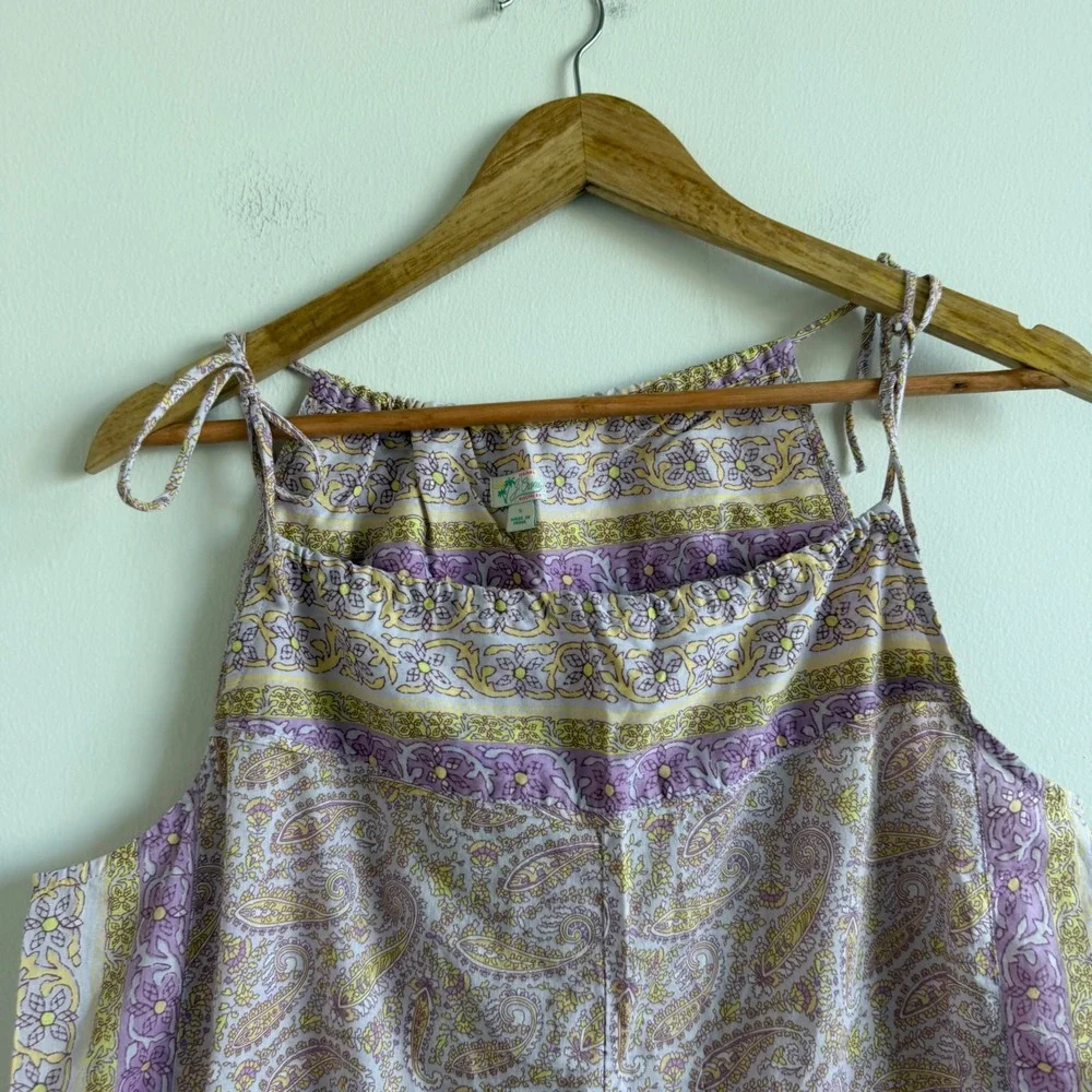 J.Crew Cotton Voile Jumpsuit in beach paisley Size Small‎